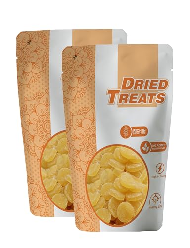 Image of Dried Treats Dried Fruits Nuts And Seeds (Dried Pineapple Coin, 500 gram (2X250 gram))