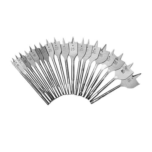 1pc 6-45mm Coated Spade Power Tools High-Carbon Steel Wood Woodworking