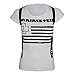 Produktbild Rammstein Damen T-Shirt Suspender Offizielles Band Merchandise Fan Shirt weiß mit schwarzem Front und Back Print -XL