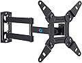 Pipishell Full Motion TV Monitor Wall Mount Bracket Swivel Tilt Extension Rotation for Echo Show 21/15 and Most 13-42 Inch LED LCD Flat Curved Screen TVs & Monitors, Max VESA 200x200mm up to 44lbs