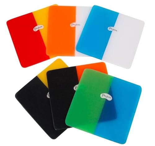 Keystone 9598710 ProForm Mouthguard Laminates 2-Color Solid Material Assorted 12/Pk