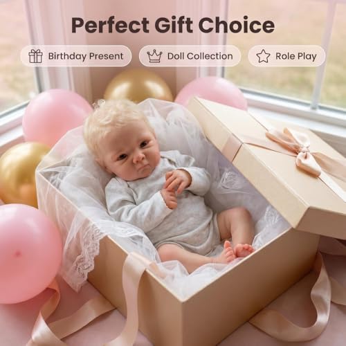 Muñeco Reborn Bebé Niño Realista Vinyl 18 Pulgadas miniatura 7