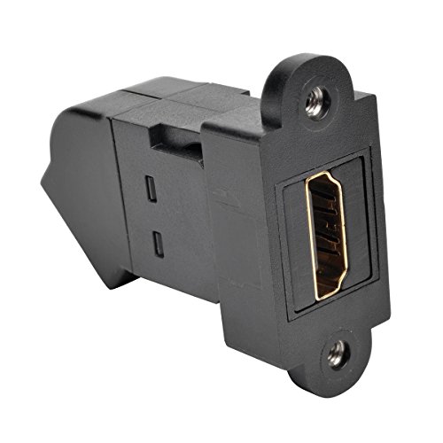 Tripp Lite Black Hdmi All-In-One Keystone/Panel Mount Angled Coupler (P164-000-Kpa-Bk) #TOP1