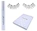 Lash'd Up Magnetic Eyelashes and Eyeliner Kit 3x Stronger 30x Reusable Lashes | Magnetic Liner (Black, 7ml) + Natural Lengthening Lashes (5-Magnets)