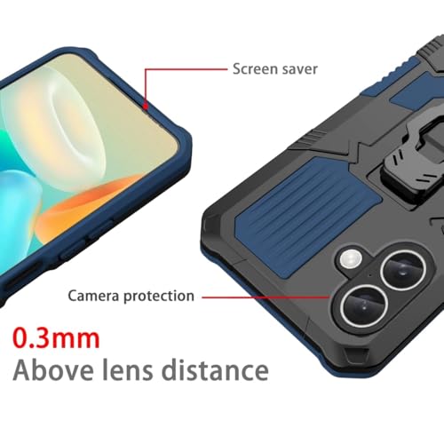 Protection antichoc de qualité militaire compatible avec la coque iPhone 16 Plus résistant - 5