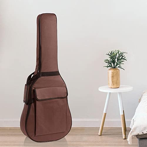 Sac de Guitare Classique étanche à La Poussière étui Stockage Voyage Sac à Dos Sangle, Café 41 pouces - Les Beatles, Paul McCartney, John Lennon, RIngo Starr, George Harrison Sac de Guitare Classique étanche à La Poussière étui Stockage Voyage Sac à Dos Sangle, Café 41 pouces – Image 5
