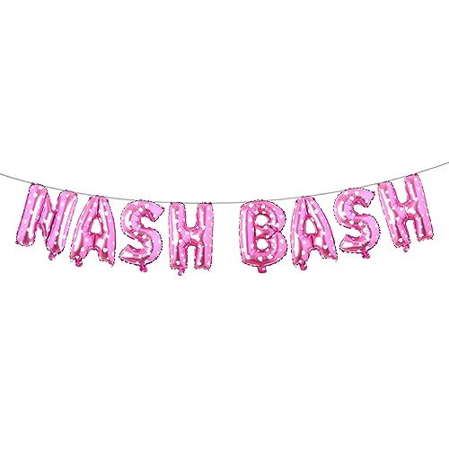 16 inch Multicolor Bach Bash Balloons Bach Bash Decorations Bach Bash Banner Nashville Bachelorette Party Decorations Nash Bash Party Decorations (NASH BASH Pink Heart)