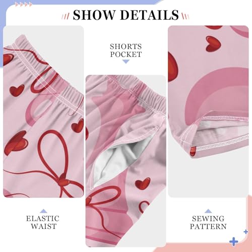 Chess with Bow Boys Pants Boys Athletic Pants Long Pant for Boywith Pockets Wide-Leg Size 6-14Y4