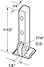 Prime-Line G 3004 Sliding Window Roller Assembly, 7/16 In. Flat Nylon Roller (4 Pack)