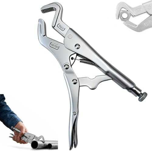 Parrot Jaw Locking Pliers 9-Inch Vice Grips Plier Adjustable Parrot Jaw Grip Pliers Tool with Chrome-Molybdenum Steel Non-Slip Handle for Welding Plumbing Pipe and Automotive Repair