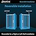 DreamLine Enigma-XO 56-60 in. W x 76 in. H Fully Frameless Sliding Shower Door in Oil Rubbed Bronze, SHDR-61607620-06