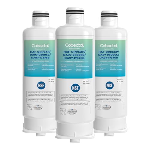 HAF-QIN/EXP Water Filter Replacement for samsung Haf-qin DA97-17376B RS27T5200SR RS22T5201SR...