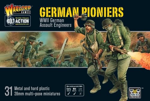 Pioneers allemands Warlord Games figurines historiques haute précision