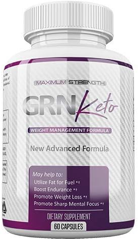 GRN Keto-Weight Loss Supplements to Burn Fat Fast - Boost Energy and Metabolism - Best Ketosis Supplement for Women and Men - Best Keto Diet - 60 Capsules