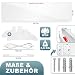 KESSER® Schimmel - Infrarotheizung – Schimmelentferner Wandheizer 50W Wand & Bad Wandheizung Schimmelfrei ohne Chemie Alternative zu Anti Schimmelspray und Farbe - energiesparend - Weiß