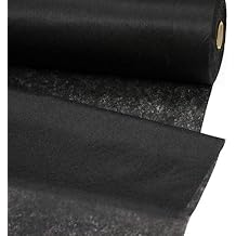 GoldStar Non-Woven Fusible Interfacing - 100 Yard x 40 in., Black, Lightweight Interlining Fabric Roll for Sewing Projects, Adhesive Back Thin Strengthener for Fabrics