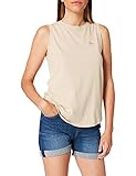 T-Shirt edc by ESPRIT Damen 051CC1K324 T-Shirt, 270/BEIGE, XL
