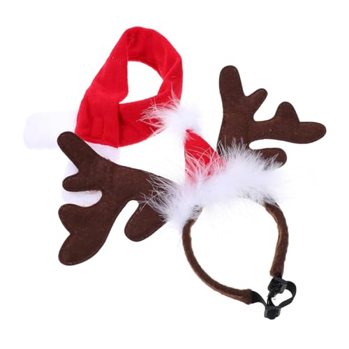 Accesorio de Ropa Liviana para Perros Mikikit con Diadema y Bufanda