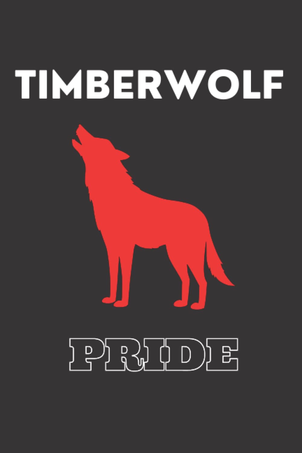 Timberwolf Notebook: Notebook for Students, 120 Pages, 6 x 9, Paperback