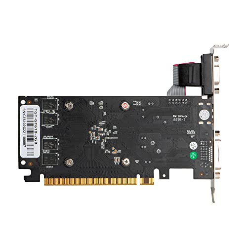 Placa de Video TGT GeForce GT610, 2GB, GDDR3, 64-bit, TGT-GT610-2GB