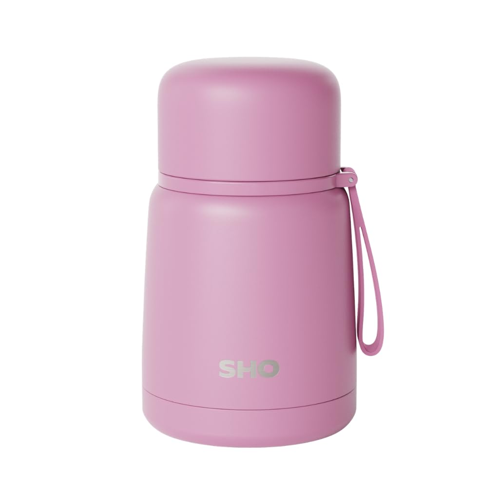 SHO Food Flask Insulated Stainless Steel (Moonlit Mauve, 530ml)