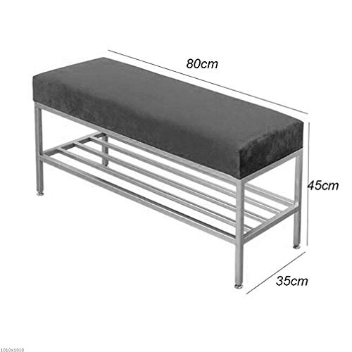 Support à chaussures avec siège gzz banc de rangement de lit 80cm - 7