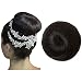 Clip in Hair Bun Donut Chignon Extension Black Ballerina Synthetic Hairpieces Updo Hair Piece For Women Gril Lady Q3&4