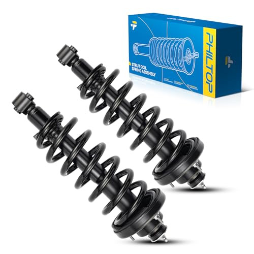 Image of PHILTOP Rear Complete Struts Assembly with Coil Spring For 2006-2010 Ford Explorer 2006-2010 Mercury Mountaineer 171125 * 2-Quick Loaded Suspension