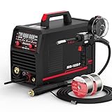 YESWELDER 185A MIG MAG Schutzgas Schweißgerät 6 in 1 Multiprozess Aluminium MIG Schweißgerät,...