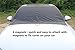 UOTJCNR Magnetic Windshield Snow Frost Ice Cover Sunshade Snow Covers with Magnet Edges Fits Most Car, SUV, Truck, Van or Automobile