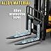 WANZRXX 1/8 RC Forklift 10-Channel Remote Control Forklift Truck Fully Functional 2.4G Construction Vehicle Heavy Equipment Automatic Presentation Engineering Truck Lift & Transport Action