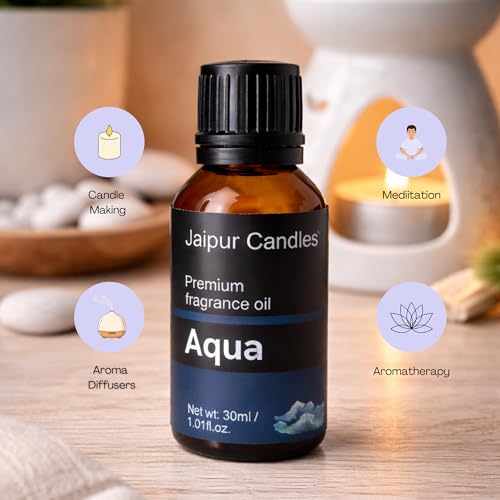 Image of Fragrance Oil | 30 ml | Aroma Oil for Home Fragrance | Best for Aromatherapy | Use in Diffusers, Candles, Air Fresheners (30ML, Aqua)