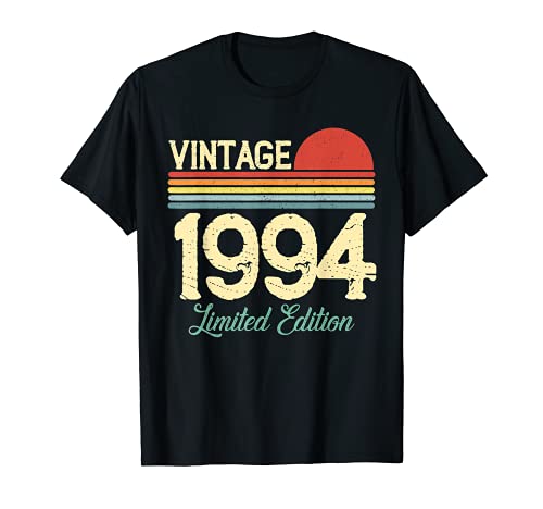 27 Años Vintage 1994 Edición Limitada 27th Birthday Camiseta