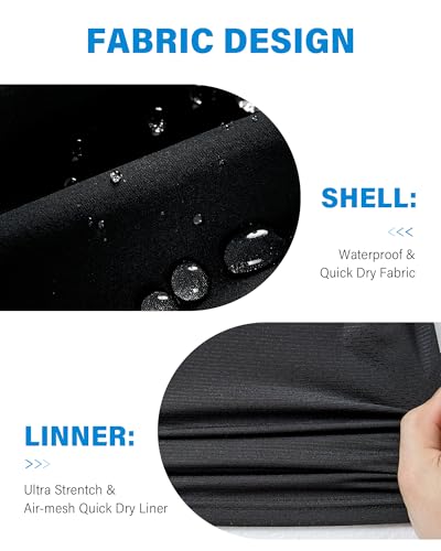 5Inch Mens Swim Trunks: 2 in 1 Compression Liner Quick Dry Stretchy Soft Lined for Summer Vacation Beach Pool Sport4