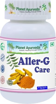 Naturals Ayurvedic Aller G Care Capsules for Allergy, Ayurvedic Support for Seasonal Allergies- 60 capsules (Pack of 1)