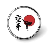 空手 極真会 ピンバッジ 徽章 ネクタイピン 金属バッジピン 合金製 ピンズ バタフライクラッチ りボタンバッジ 大谷翔平 装飾的な服 帽子 バックパック バッグに適しています 装飾ラペルピン ジャケット アクセサリー用品