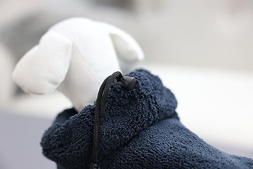 Kerbl Pet Bademantel für Hunde, blau, S, Rückenlänge 40 cm