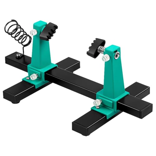 Ieron Leiterplattenhalter robuster Lötmontageständer 360-Grad-Drehung Klemmsatz PCB-Halter