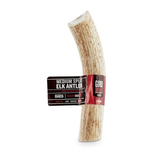 Good Lovin' Naturally Shed Medium Split Elk Antler Dog Chew, 2.75 oz.