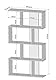 Temahome Samuel B2 TV-Einheit, Holz veredelt, schwarz, 89x25x165 cm (L-P-A)