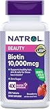 Natrol Biotin BEAUTY 10, 000 mcg, 250 Fast Dissolve Tablets
