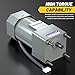 High Torque AC Motor + Speed Controller + Gear Box, 250W Single Phase Electric Motor with Gearbox, Variable Speed Motor, Reversible Gear Motor with Control Box, 110V Geared Motor
