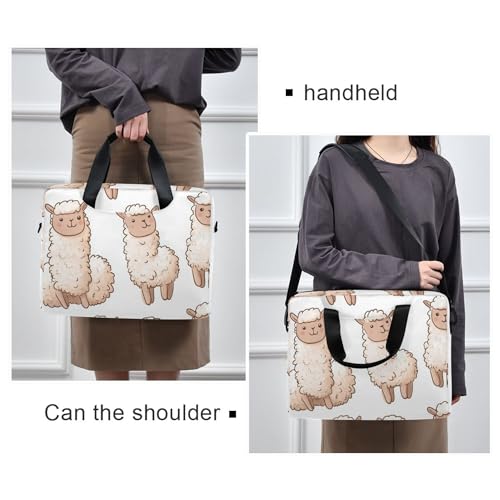 Funda para laptop ALAZA con diseño de llama y oveja miniatura 2