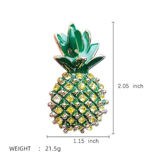 Image of BeeGift Rhinestone Fruit Brooch Pin for Women Girls,Lemon /Pomegranate /Watermelon /Banana /Strawberry /Pineapple Fruit Brooch Cute Fruit Lapel Pin Jewelry Gift for Women
