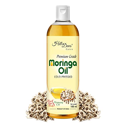 Image of Moringa Seed Oil 100 ml - Pure Unrefined Cold Pressed For Skin and Hair 100 ml