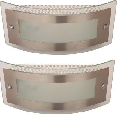 WhiteRay Metallic Bathroom Mirror Wall Light(Set of 2 Pcs)