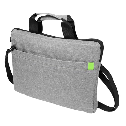 Lurrose Maletín Portátil Grande para Laptop Bolsa de Viaje para Hombres y Mujeres Diseño Minimalista Protección para Dispositivos y Elegante Color Gris