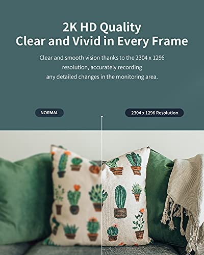 image for + 360 360 AC1C Indoor Security Camera, 2K Home Camera with [Advanced A