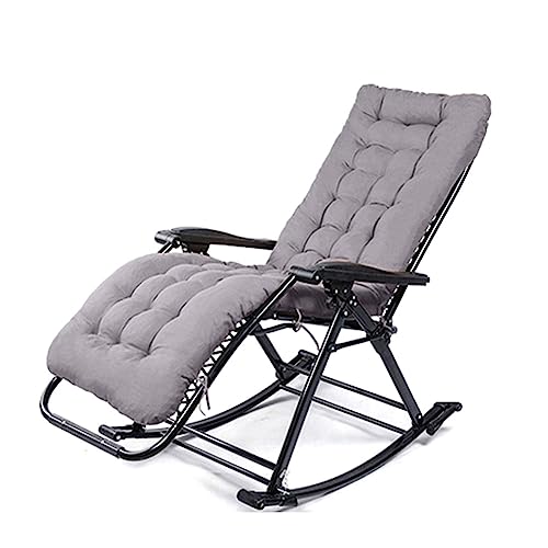 Chaise longue réglable soulageant le dos pour le confort des personnes âgées sur le patio