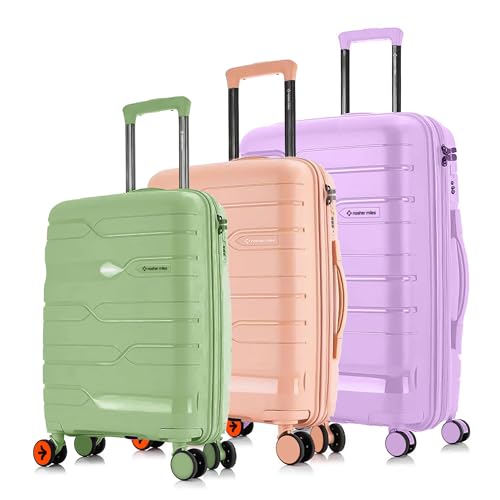 Nasher Miles Paris Hard-Sided Polypropylene Luggage Set of 3 | 55...